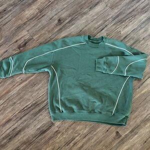 Hollister Baggy Fit Green Crewneck